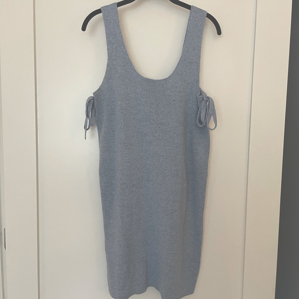 Club Monaco Light Blue Sleeveless Knit Dress
